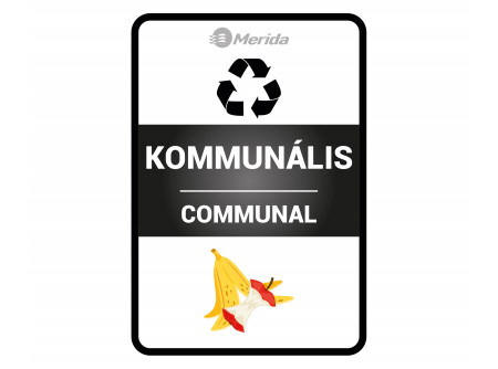 MATRICA KOMMUNÁLIS - Szelektív hulladékgyűjtő matrica, KOMMUNÁLIS - 